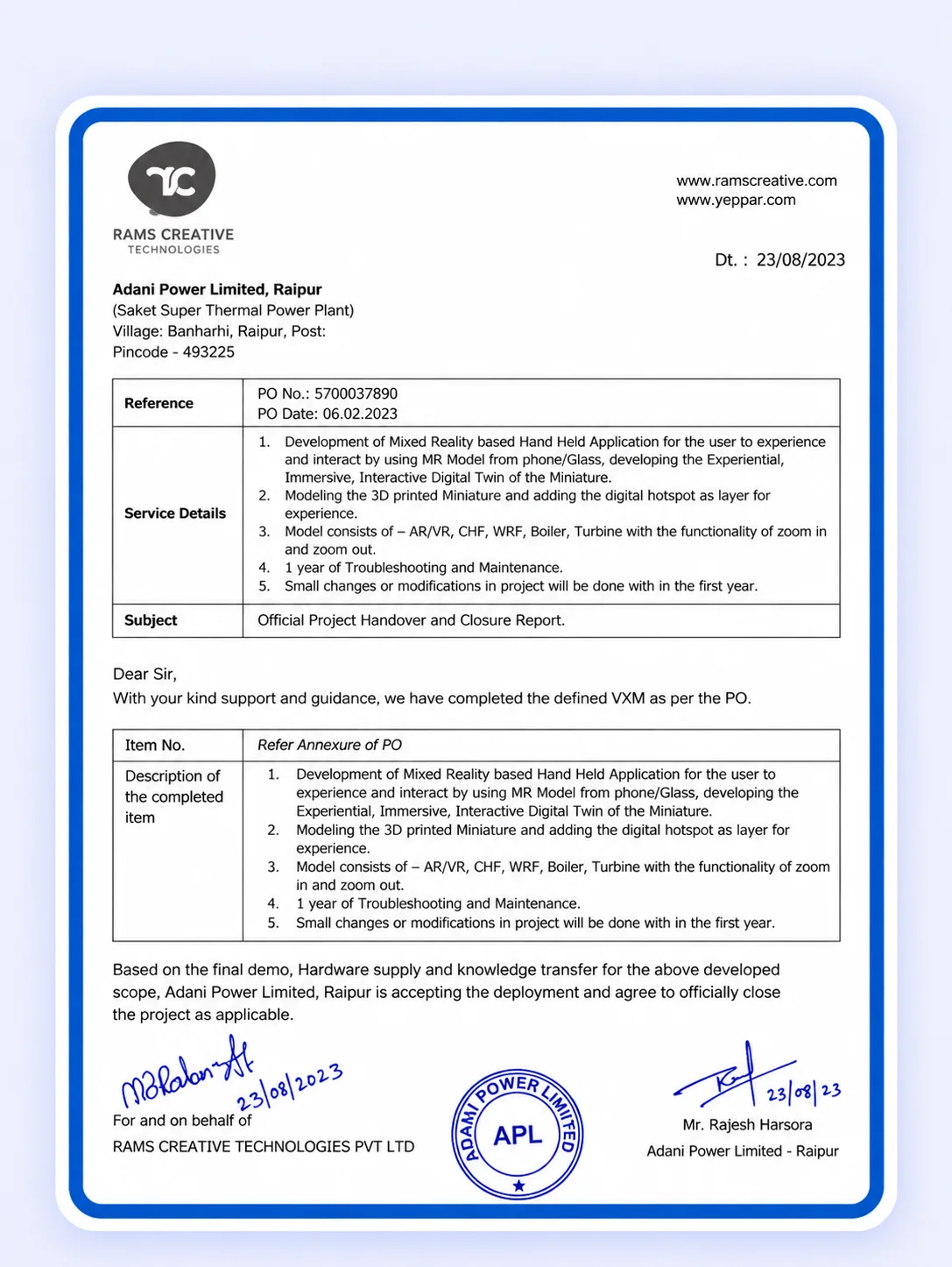 Certificate 6